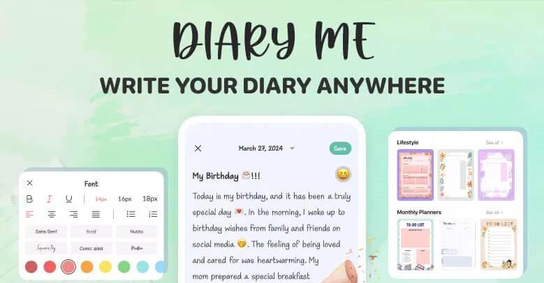 Diary Me My Journal With Lock