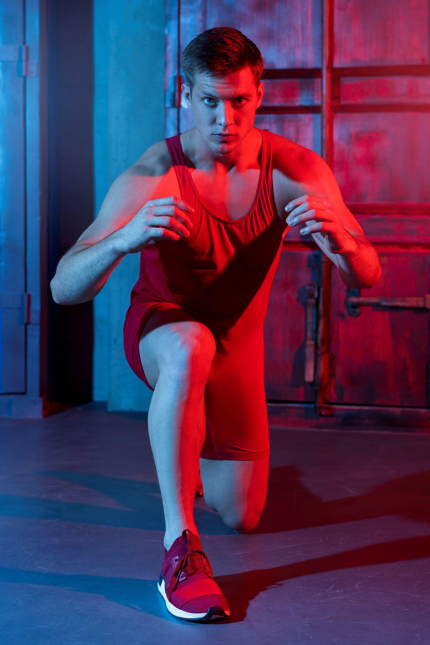 Kick squat - Combination of many elements