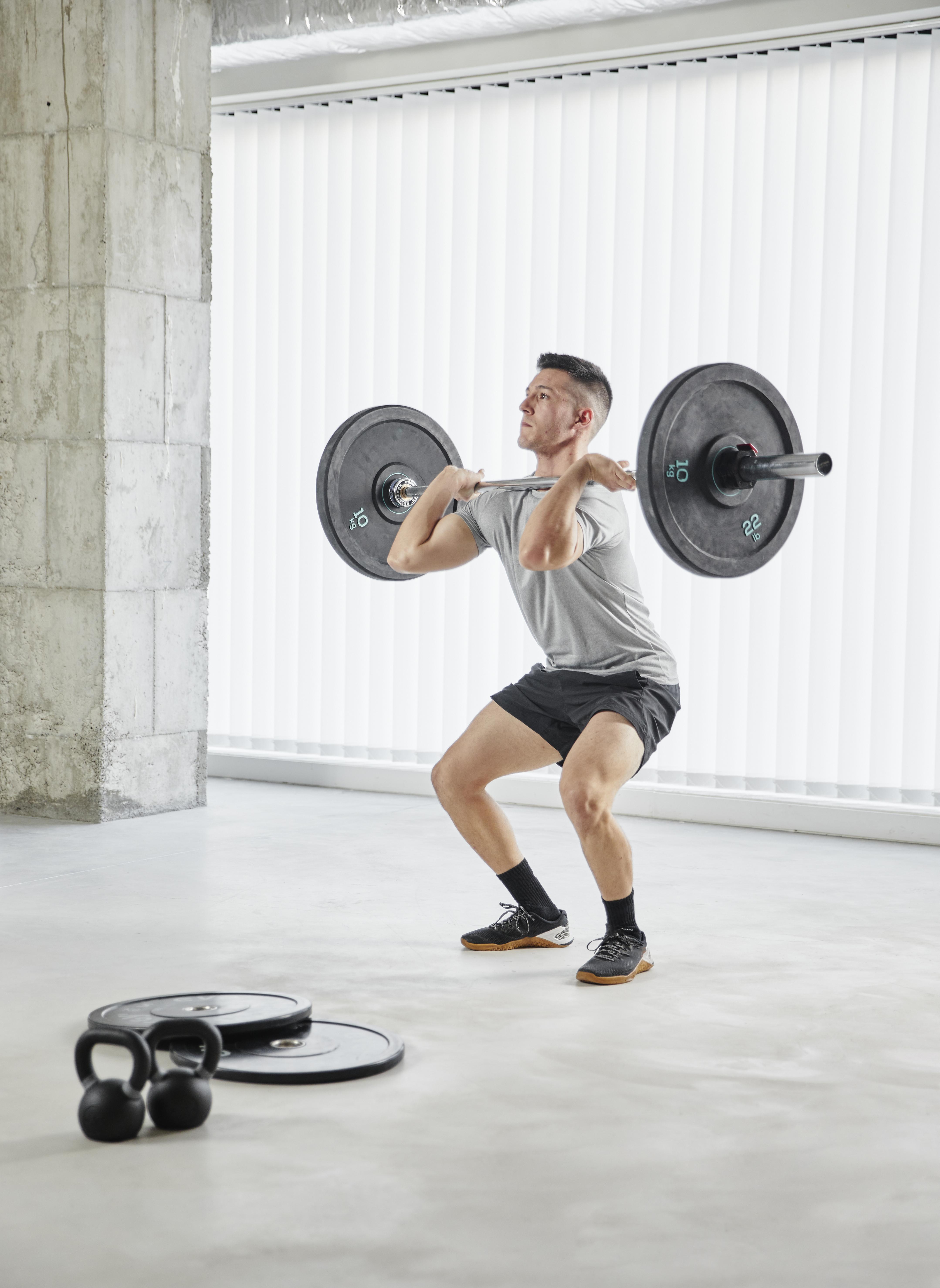 Steel-Set Front Squat Smash